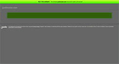 Desktop Screenshot of justincase.com