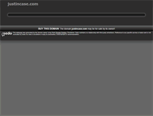 Tablet Screenshot of justincase.com