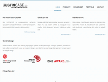 Tablet Screenshot of justincase.cz
